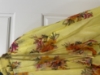 Picture of Halter Neck Bow Top with Flower Pink Skirt - Yellow Organza Floral Lehenga with Green Blouse 4-5y