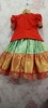 Picture of Pure Kanchi Pattu seagreen and red lehenga 2-4y 