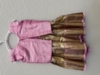 Picture of Baby pink and blue pattu langa combo 12-18M