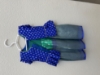 Picture of Baby pink and blue pattu langa combo 12-18M