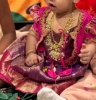 Picture of Pure Kanchi pattu langa with maggam blouse 0-1y