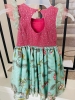 Picture of Set of 2 customised long frocks 1-2y