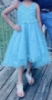 Picture of Pearl flower party dress and Purple sequins party dress combo 6-8y