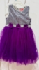 Picture of Pearl flower party dress and Purple sequins party dress combo 6-8y