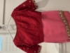 Picture of Peachish pink Organza work saree