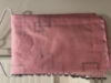 Picture of Baby pink Organza saree with checkered blouse