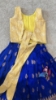 Picture of Yellow and dark blue benaras langa 4-5y