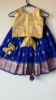 Picture of Yellow and dark blue benaras langa 4-5y