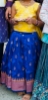Picture of Yellow and dark blue benaras langa 4-5y