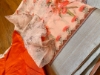 Picture of Floral organza saree with ruffle blouse