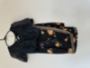 Picture of New satin floral saree with balloon sleeves blouse