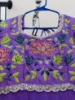 Picture of PL662 hand embroidered floral long frock 