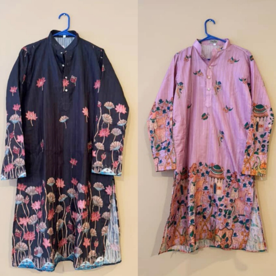 Picture of Combo new kalamkari kurtas 8-10y