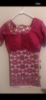 Picture of Real Jamdani  saree with maggam work blouse 