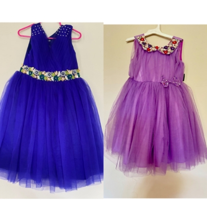 Picture of Party wear maggam work frocks 4-6y