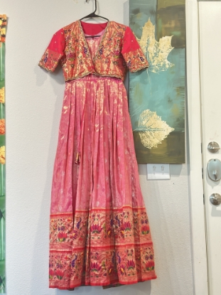 Picture of Never worn Paithani long frock 