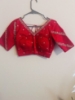 Picture of Pure Chanderi Tissue Pattu saree with Maggam Work Blouse