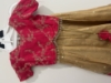 Picture of Tissue gold lehenga with 2 blouses 2-4y