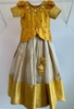 Picture of Tissue pattu langa with maggam work blouse 6-7y 