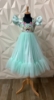 Picture of Sky blue designer frock 6-7y