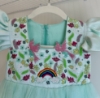 Picture of Sky blue designer frock 6-7y