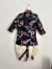 Picture of Customized pure kalamkari kurta with pyjama and Kalamkari print kurta pyjama set with waistcoat 2-3y