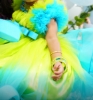 Picture of Frilled designer gown 1-2y