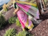 Picture of Baby pink and pink Pattu Saree with heavy maggam work blouse 