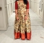 Picture of Semi Pattu Kalamkari Full length Dress