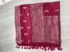 Picture of Munga Banaras crape saree with all over zari weave blouse