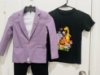 Picture of 5-6Y - Light purple sports blazer and tshirt set