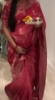 Picture of Munga Banaras crape saree with all over zari weave blouse