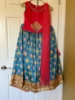 Picture of Blue and pink lehanga choli 8-10y