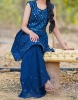 Picture of Navy blue palazzo set