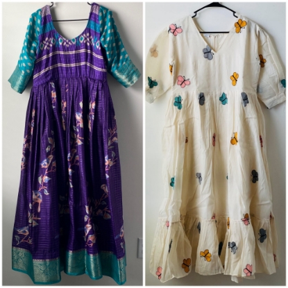 Picture of Never worn Trending combo  long frocks