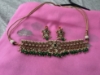 Picture of Precious kemp flower Choker with earrings 
