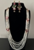 Picture of Never worn Jadau lotus pearl mala with earrings 