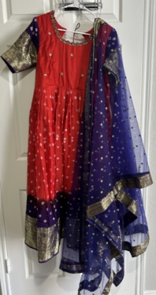 Picture of Never worn Bandhani dress 