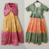 Picture of set of 2 - semi Pattu Langa Jackets 5-7y