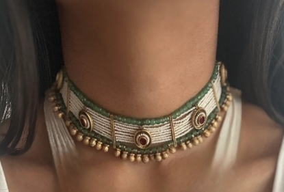 Picture of Rajwadi antique finish choker 