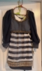 Picture of Black and white partywear saree