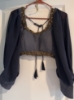 Picture of Black and white partywear saree