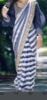 Picture of Black and white partywear saree
