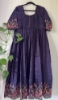 Picture of Violet crushed tissue long dress