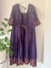 Picture of Violet crushed tissue long dress