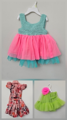 Picture of Combo of 2 frocks and 1 lehenga 0-1y