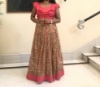 Picture of Floral Lehenga set with ruffle blouse