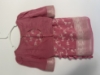 Picture of Pasted pink pure kaddi banaras shiffon saree with princesses cut blouse