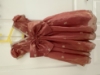 Picture of Tissue organza embroidered mom(32) and daughter(3-4y) party wear dresses