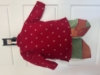 Picture of Red Dhothi and Kurta Set Combo 6M